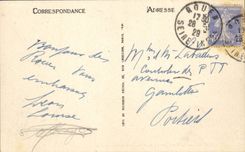 VINTAGE POSTCARD Rouen the Boildieu Bridge And the Cathedral Tram