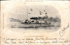 VINTAGE POSTCARD the Sloop Destroyer Dunois Boat