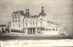 VINTAGE POSTCARD Biarritz Casino Of the Bellevue Place