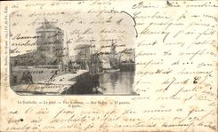 VINTAGE POSTCARD La Rochelle the Port Boats