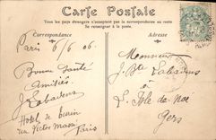 CPA Paris L'Hotel Des Postes