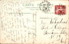 VINTAGE POSTCARD Paris Street Souflot And the Pantheon