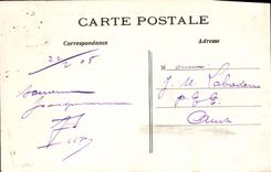 VINTAGE POSTCARD Paris Public garden Of the Lachaise Father Decline