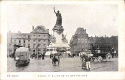 CPA Paris Place De La Republique