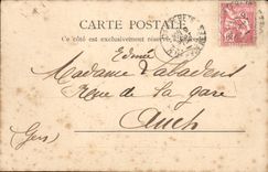 CPA Cascade De Cerisey