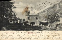 VINTAGE POSTCARD Bareges the kouba of Mr. Dat