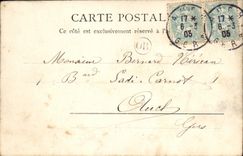 VINTAGE POSTCARD Bareges the kouba of Mr. Dat