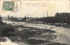 VINTAGE POSTCARD Tarbes Seen On Adour