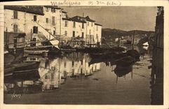 CPA Paysages Et Pierres De Provence Les Martigues Bateaux