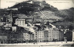 Mina de piedra y Florts de Grenoble Quay de la POSTAL de la VENDIMIA