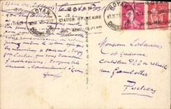 VINTAGE POSTCARD Royan the Casino Of the Great Dimension