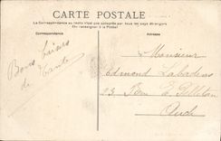 VINTAGE POSTCARD Cazaux Saves the castle De Caumont