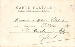 VINTAGE POSTCARD Pessan Close Auch the Church
