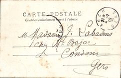 Espécimen de la catedral de Auch de la POSTAL de la VENDIMIA de los woodworks del estribillo