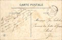 VINTAGE POSTCARD Aubiet Panorama Of the City