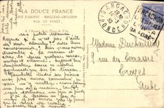 VINTAGE POSTCARD Moulieau Arcachon Sea And Drill With the attack of the dune of Pyla