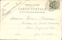 VINTAGE POSTCARD Ruins of the castle of Montlhery