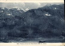 VINTAGE POSTCARD Plate And Lake Of the Cenis Mount