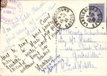 VINTAGE POSTCARD Plate And Lake Of the Cenis Mount