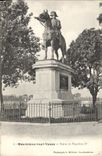 VINTAGE POSTCARD Montereau Is necessary Yonne Statue Of Napoleon 1st