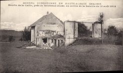 Guerra europea de la POSTAL de la VENDIMIA en el alto molino de Alsacia de Ruail cerca de los jóvenes Militaria de Montreux