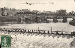 VINTAGE POSTCARD Wall the Bridge Of Pierre And Stopping