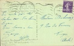 VINTAGE POSTCARD Evian Les Bains the Casino And Gardens