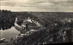 CPA Le Barrage D'Eguzon Vue d'ensemble