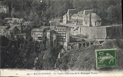 VINTAGE POSTCARD Good Water the Casino Seen from of the green mountain
