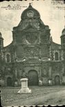 VINTAGE POSTCARD Have Vault Of the College And Statue of Michel Anguier