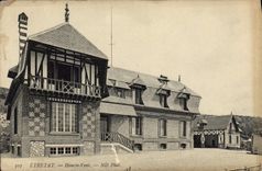 VINTAGE POSTCARD Etretat Runs up against Wind