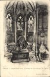 Tumba de St. Louis de la cámara acorazada de Dreux de la POSTAL de la VENDIMIA de Louis Felipe de Mercie