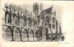 VINTAGE POSTCARD Evreux the Cathedral