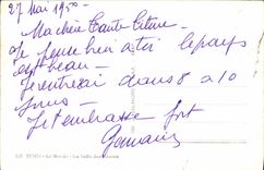 POSTAL Túnez Bardo de la VENDIMIA el cuarto de Galces