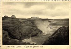 CPA Sion Sur I'Ocean Effet De Grosse Mer