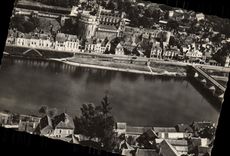 POSTAL MODERNA Amboise el castillo y los granos del prestigio de Loire carga