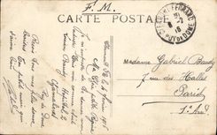 VINTAGE POSTCARD Moulins the Town hall And the Savings bank