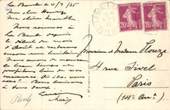 VINTAGE POSTCARD La Baule View Of the Beach Towards Pouliguen