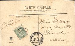 VINTAGE POSTCARD Pierre Of the Chatter boxes Left Of the Jail Museum of Orleans