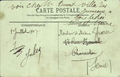 VINTAGE POSTCARD Lille the Notre Dame Church Of the Treillised vineyard the bell-tower