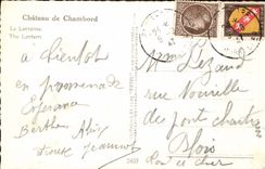 CPM Chateau De Chambord La Lanterne