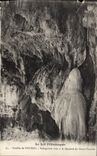 VINTAGE POSTCARD Pit De Padirac Stalagmites Seen With the Descent Of the Large Staircase