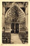 VINTAGE POSTCARD Dax the Gothic Cathedral Gate