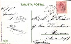 VINTAGE POSTCARD Sevilla Pack up De Los Salones Del Aicazar
