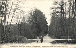 CPA Environs De Mortagne Foret De Reno Ligne Du Val Dieu Et Route de Longny a Feings