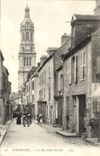 CPA Avranches La Rue Saint Gervais