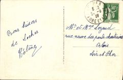 CPA Loches Le Chateau Royal Et La Porte Des Cordeliers