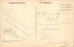 VINTAGE POSTCARD Falls Of Sierroz On the way Boat