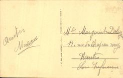 VINTAGE POSTCARD Fouras Seen from Of the Southern Pier Boats