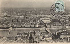 CPA Lyon Vue Generale Prise de Fourviere
